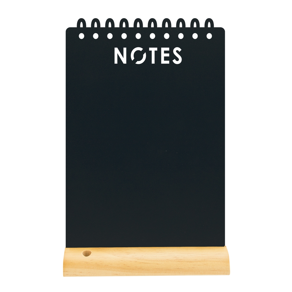 Tabla de scris Securit Silhouette Notes 34x21x6cm baza de lemn include marker creta negru Securit pret redus imagine 2022
