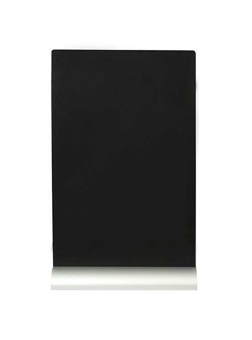 Tabla de scris Securit Silhouette A4 30 8x21x6cm baza aluminiu include marker creta negru 8x21x6cm