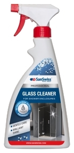 Solutie pentru curatat cabinele de dus Sanswiss Glass Cleaner 500 ml sensodays.ro