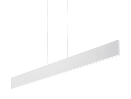 Suspensie Ideal Lux Desk SP1 max 23W LED 102.5×20/120cm alb 102.5x20/120cm