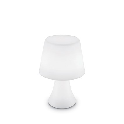 Lampa de exterior Ideal Lux Live TL1 Lumetto 1×2.5W LED h27.5cm alb