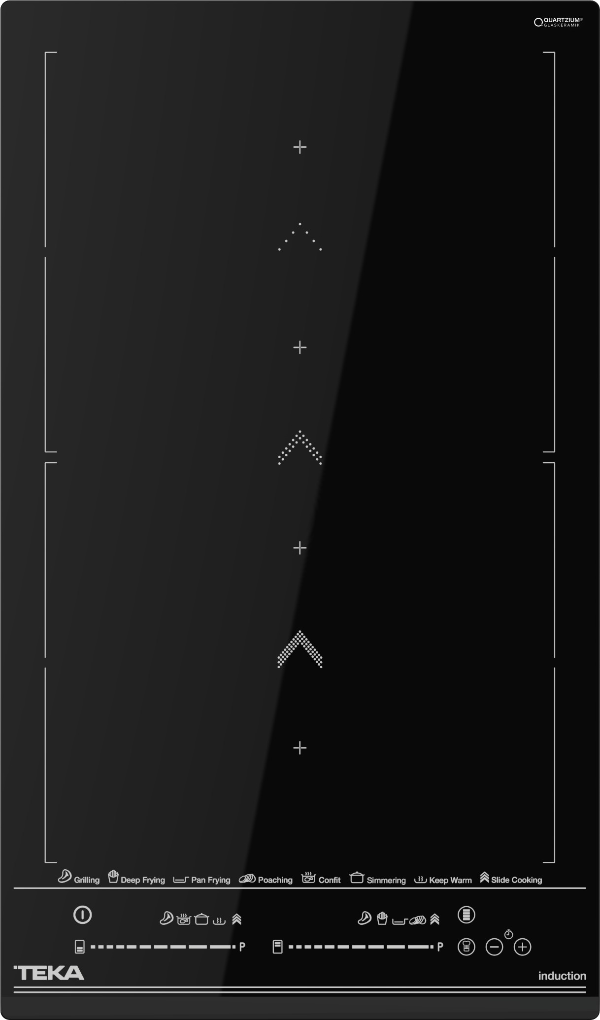 Plita Inductie Incorporabila Teka Izs 34700 30m Flex Slide Cooking Cristal Negru ( 25.IZS 34700.TEK )