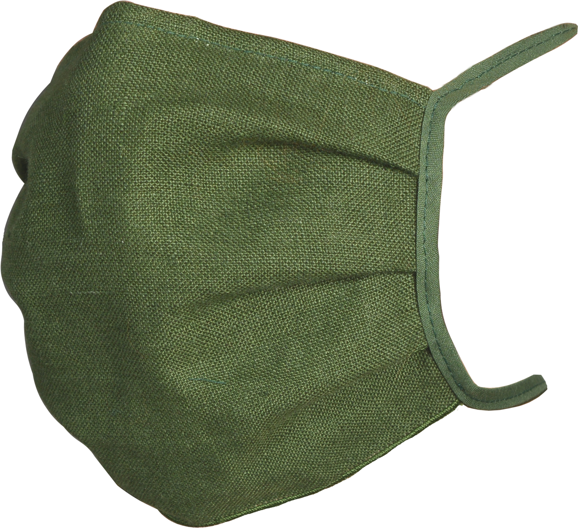 Masca de protectie Sander Linnen in verde mar Sander