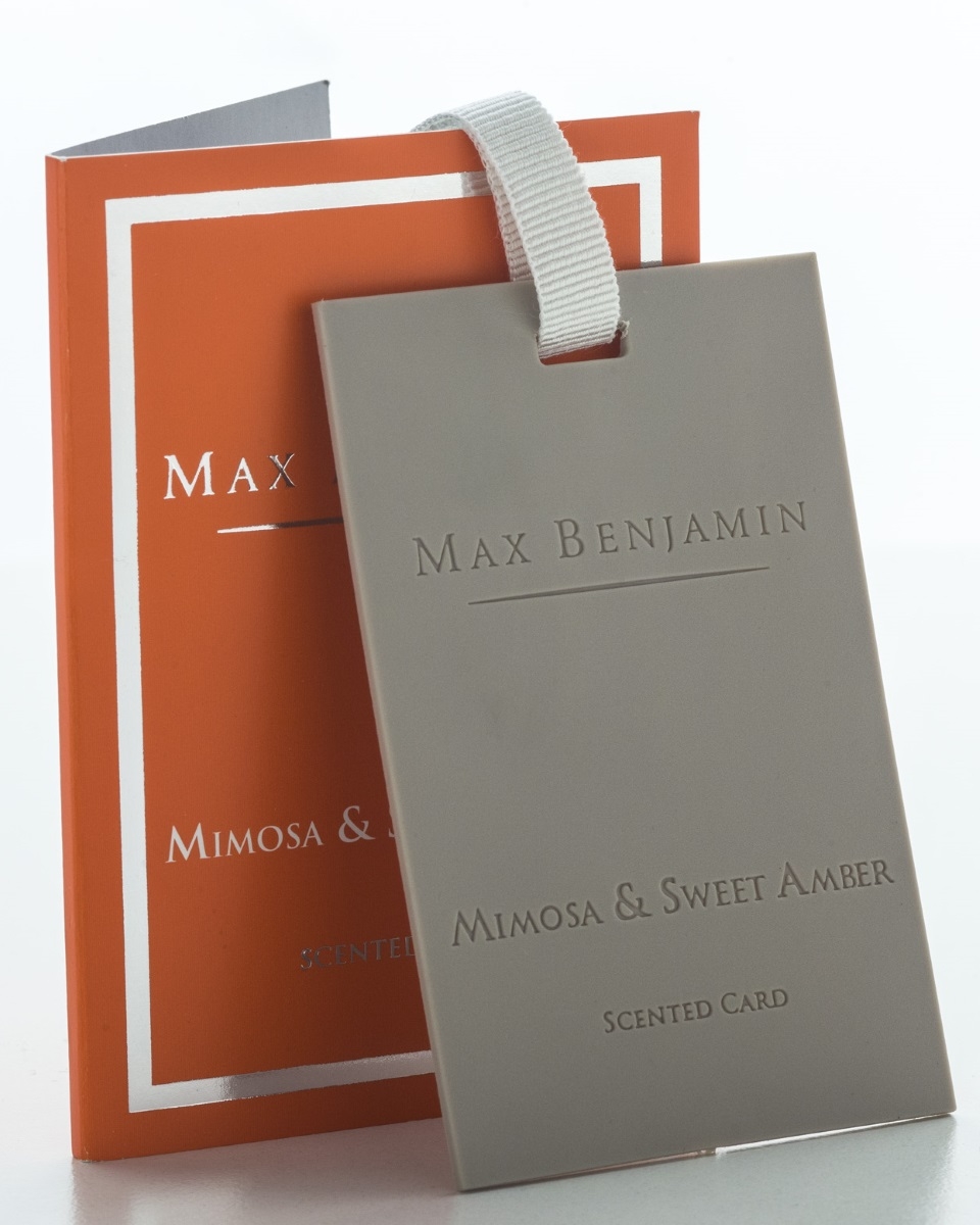 Card parfumat Max Benjamin Classic Mimosa & Sweet Amber Max Benjamin