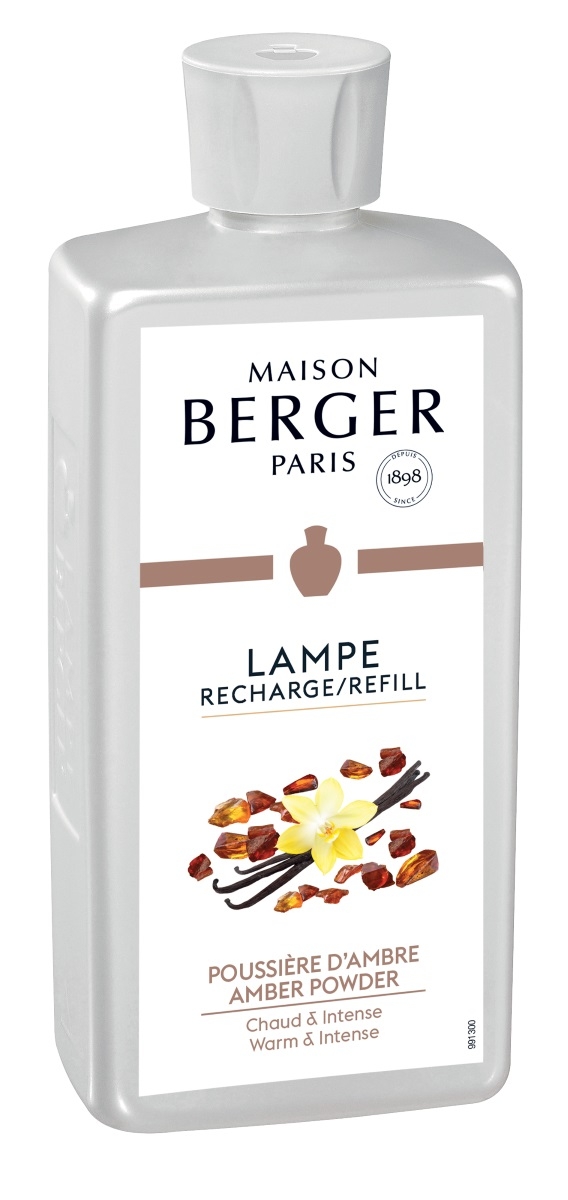 Parfum pentru lampa catalitica Berger Poussiere D’Ambre 500ml Maison Berger imagine noua 2022