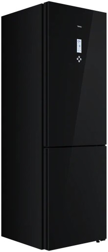 Combina frigorifica Teka RBF 74625 GBK NoFrost 331 litri Clasa D cristal black