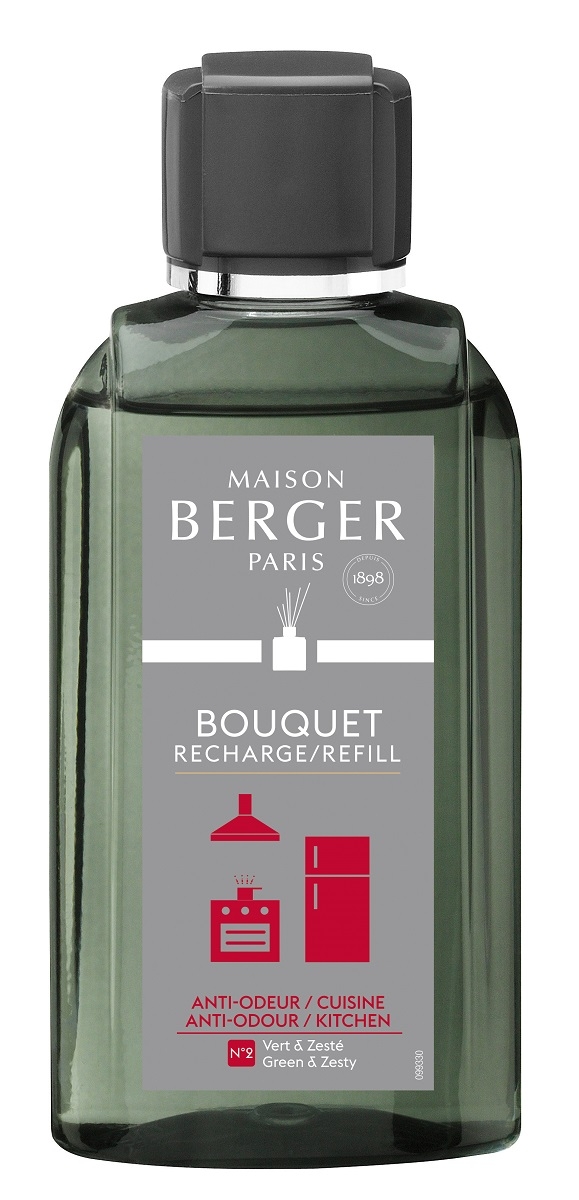 Parfum pentru difuzor Berger Bouquet Parfume Kitchen 2 Green & Zesty 200ml Maison Berger