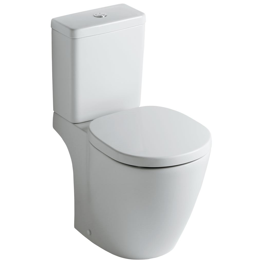Set complet vas WC Ideal Standard Connect Cube cu rezervor si capac inchidere lenta Ideal Standard
