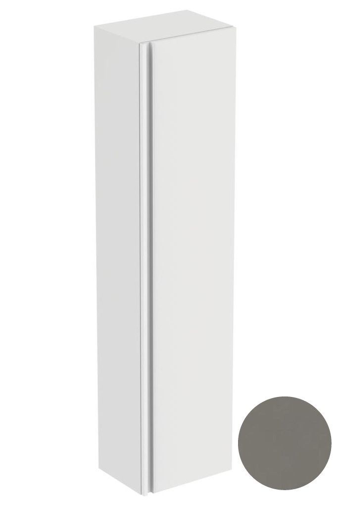 Dulap inalt suspendat Ideal Standard Tesi cu o usa 400x300x1700 mm taupe inchis mat 400x300x1700