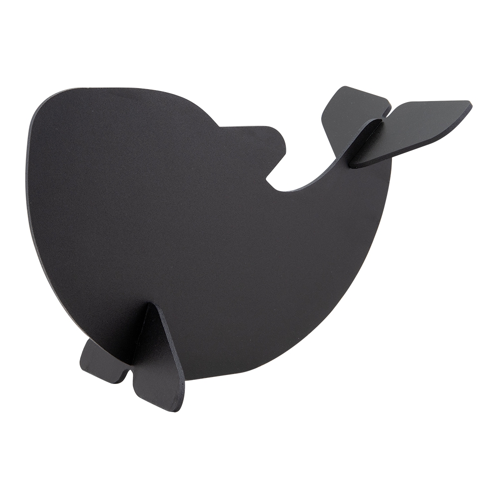 Tabla de scris Securit Silhouette 3D Whale 22×14 5x10cm include marker creta negru Securit