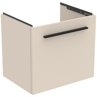 Dulap baza suspendat Ideal Standard i.life S cu un sertar 50cm bej nisipiu mat 50cm imagine bricosteel.ro
