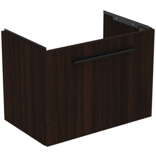 Dulap baza suspendat Ideal Standard i.life S cu un sertar 60cm stejar cafeniu 60cm imagine bricosteel.ro