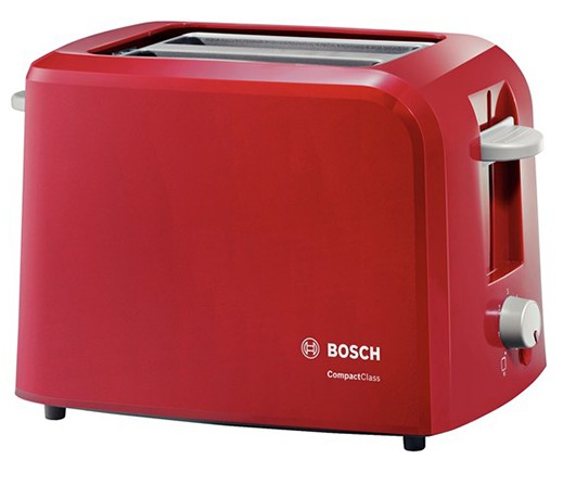 Prajitor de paine Bosch CompactClass TAT3A014 suport chifle sertar firimituri rosu Bosch imagine noua 2022