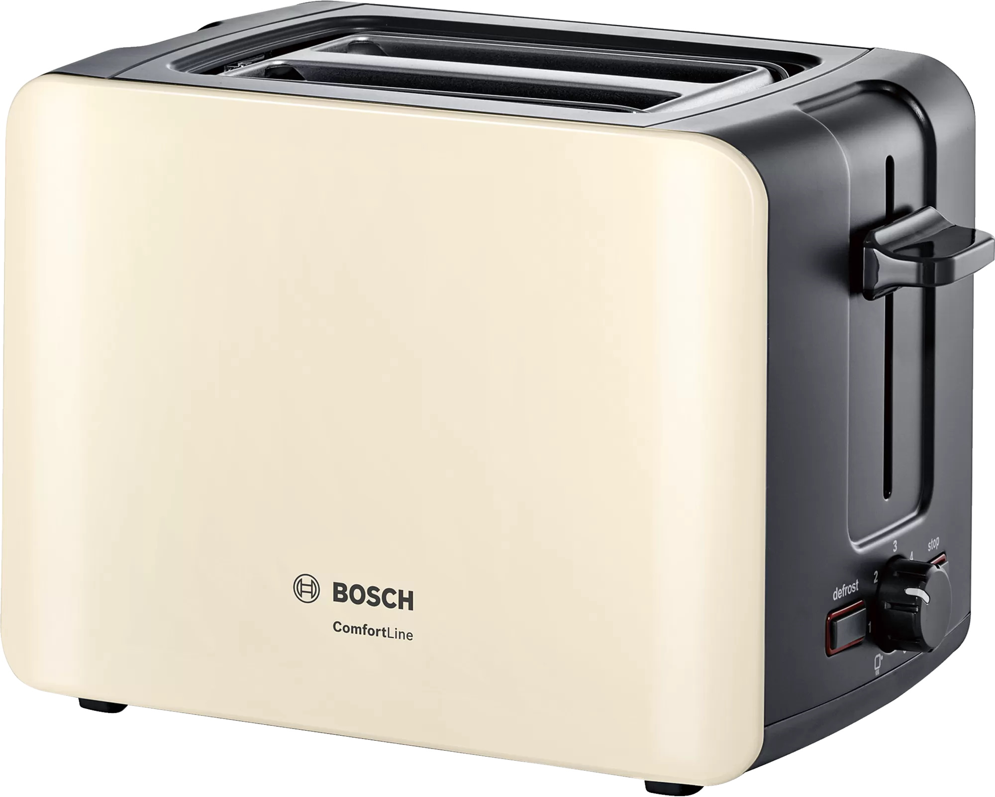 Prajitor de paine Bosch TAT6A117 ComfortLine 2 felii bej Bosch imagine noua 2022