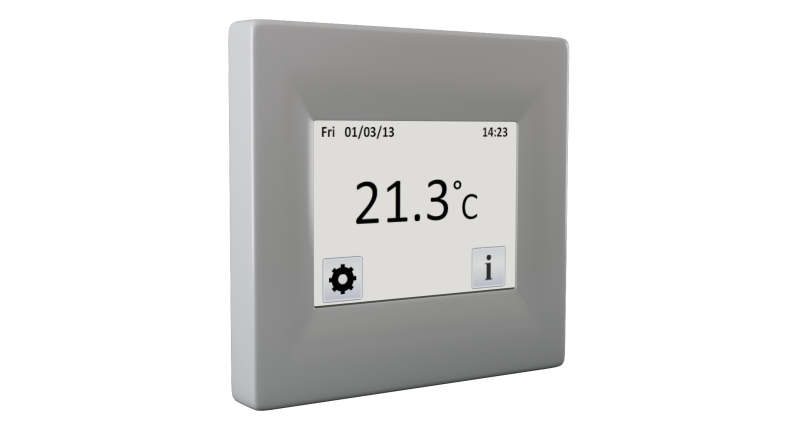 Termostat digital de interior FENIX TFT cu touchscreen sensodays.ro imagine bricosteel.ro