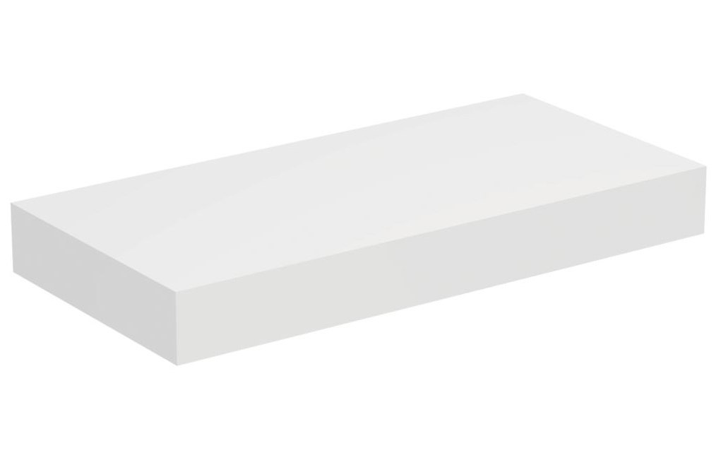 Blat pentru lavoar Ideal Standard Adapto 105×50.5x12cm alb lucios sensodays.ro