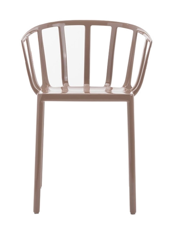 Set 2 scaune Kartell Venice design Philippe Starck gri-maro Design imagine noua