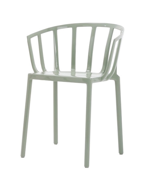 Set 2 scaune Kartell Venice design Philippe Starck verde salvie Design imagine noua