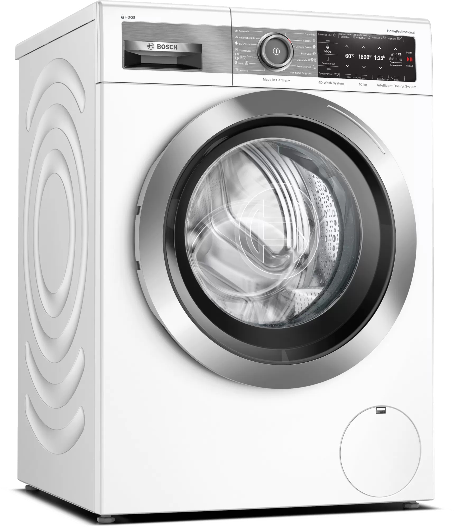Masina de spalat rufe Bosch WAX32EH0BY HomeProfessional 10kg 1600 rpm i-DOS Home Connect clasa C alb 10kg