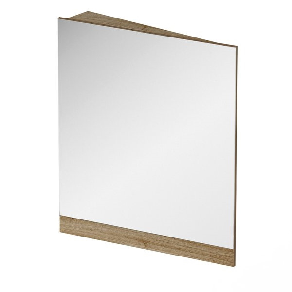Oglinda de colt Ravak Concept 10° 55x75x15cm stanga nuc inchis 10° imagine noua