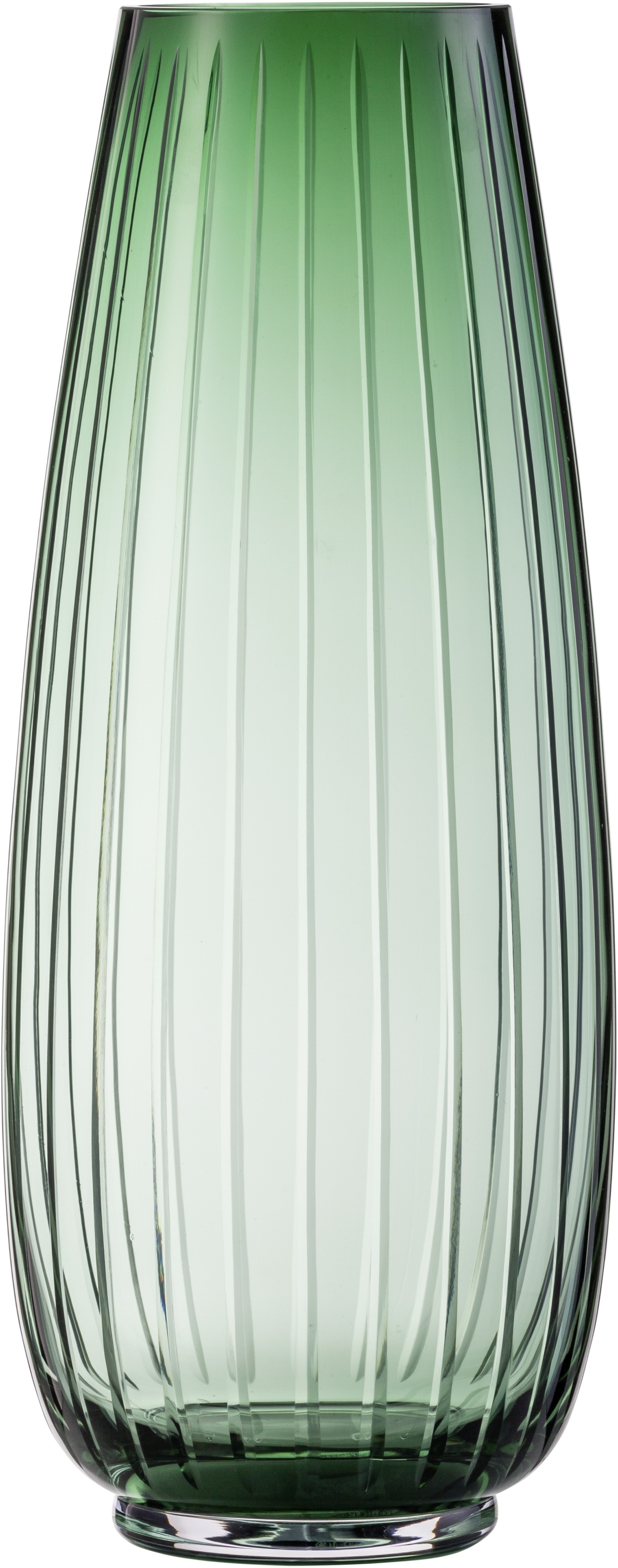 Vaza Zwiesel Glas Signum design Bernadotte & Kylberg handmade 41cm verde fumuriu 41cm